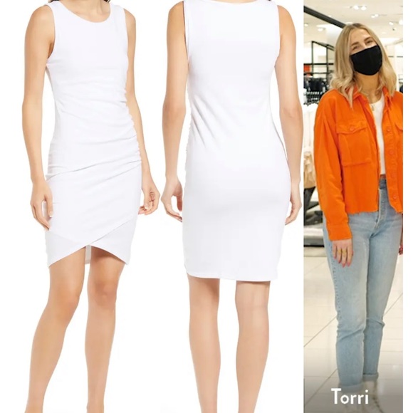 Leith Bodycon Ruched Dress - Picture 1 of 2